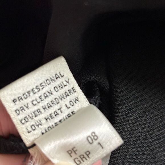 St. John Collection Wide Leg Wool Trouser in Black size 6 - Picture 6 of 15